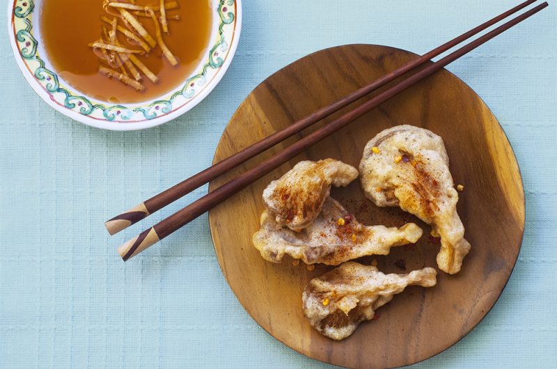 Fried Oyster Mushroom Tempura